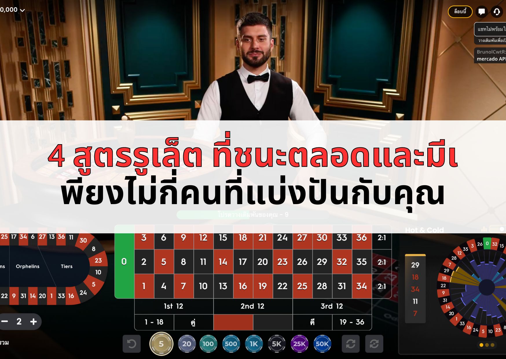 4 สูตรรูเล็ต ที่ชนะตลอดและมีเพียงไม่กี่คนที่แบ่งปันกับคุณ